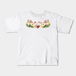 Feminist - Feminism - Flower Design Kids T-Shirt